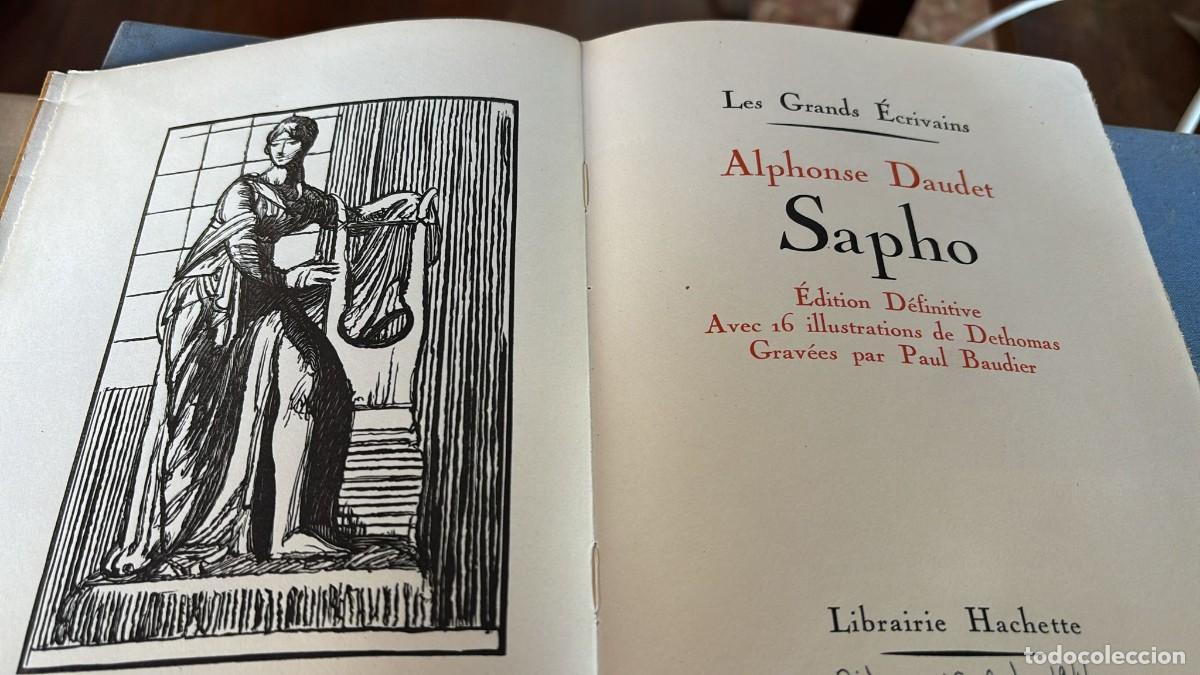 Libros antiguos: Libro antiguo Daudet &rdquo;Sapho&rdquo;, edici&oacute;n numerado e ilustrada publicada en 1929 - Foto 2