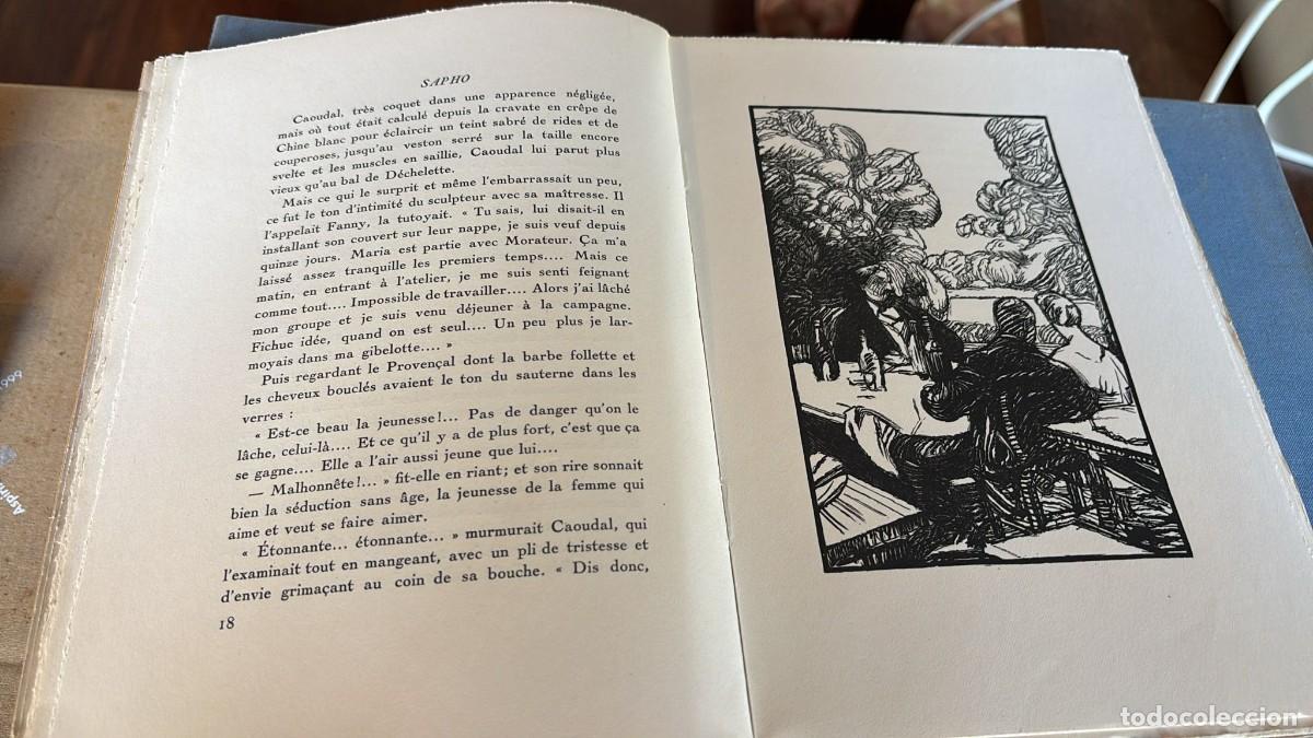 Libros antiguos: Libro antiguo Daudet &rdquo;Sapho&rdquo;, edici&oacute;n numerado e ilustrada publicada en 1929 - Foto 3