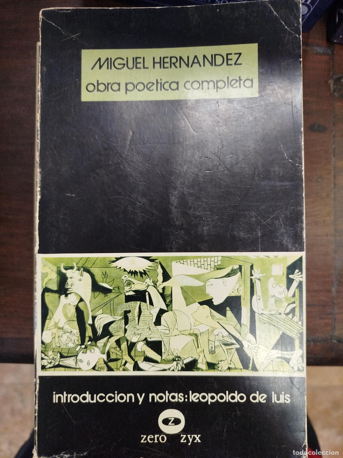 Libros antiguos: OBRA PO&Eacute;TICA COMPLETA - MIGUEL HERN&Aacute;NDEZ - Foto 1