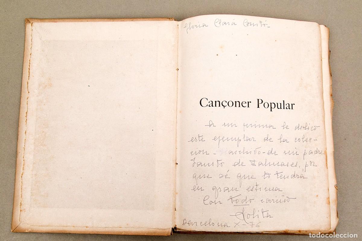 Libros antiguos: CAN&Ccedil;ONER POPULAR - 1901 - CAPMANY - EDICION ORIGINAL ILUSTRADA - Foto 3