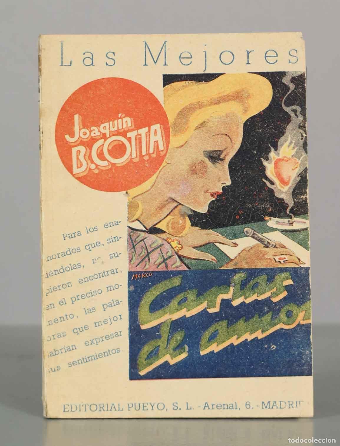 Libros antiguos: Las Mejores Cartas de Amor. Joaqu&iacute;n B. Cotta. - Foto 1