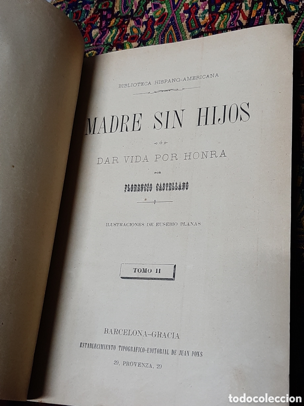 Libros antiguos: Madre sin hijos Florencio Castellano - Foto 8