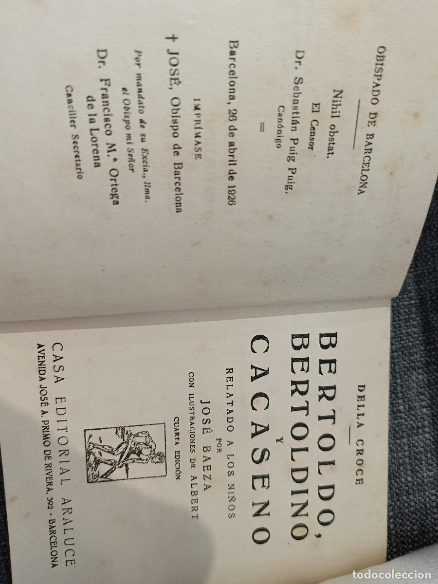 Libros antiguos: BERTOLDO, BERTOLDINO Y CACASENO - Foto 3