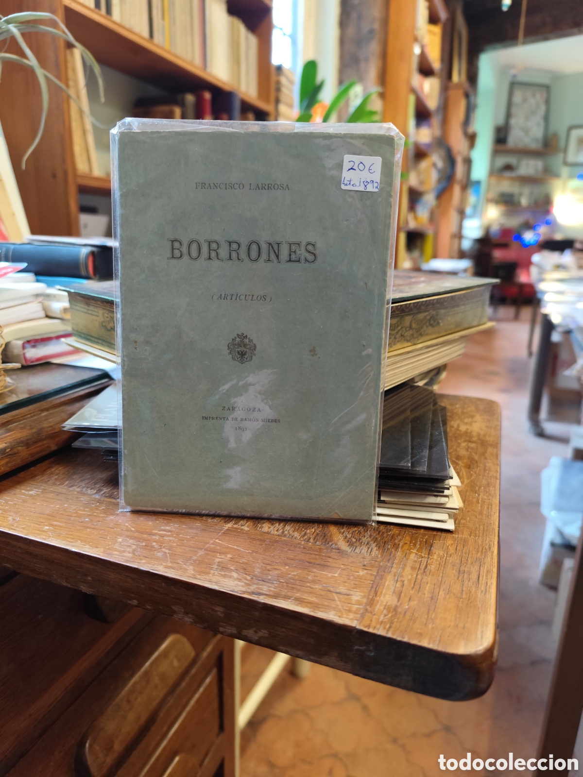 Libros antiguos: Borrones Francisco Larrosa.A&ntilde;o 1892 - Foto 1