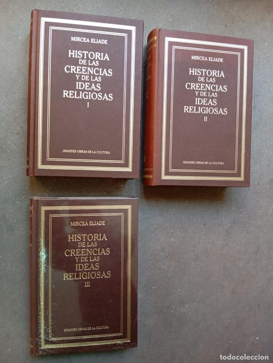 Libros antiguos: HISTORIA DE LAS CREENCIAS Y DE LAS IDEAS RELIGIOSAS - 3 TOMOS -MIRCEA ELIADE - RBA - Foto 1