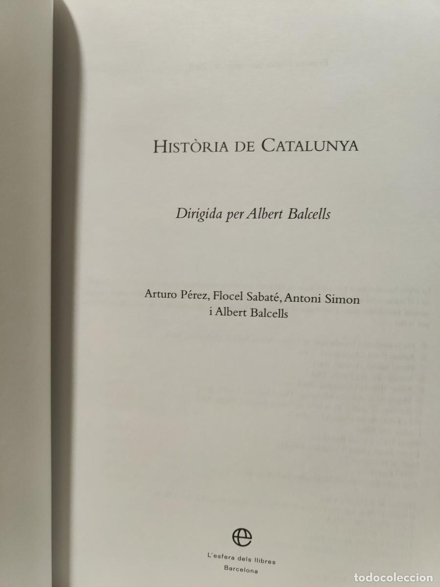 Libros antiguos: HIST&Ograve;RIA DE CATALUNYA - DIRIGIDA PER ALBERT BALCELLS - Foto 5