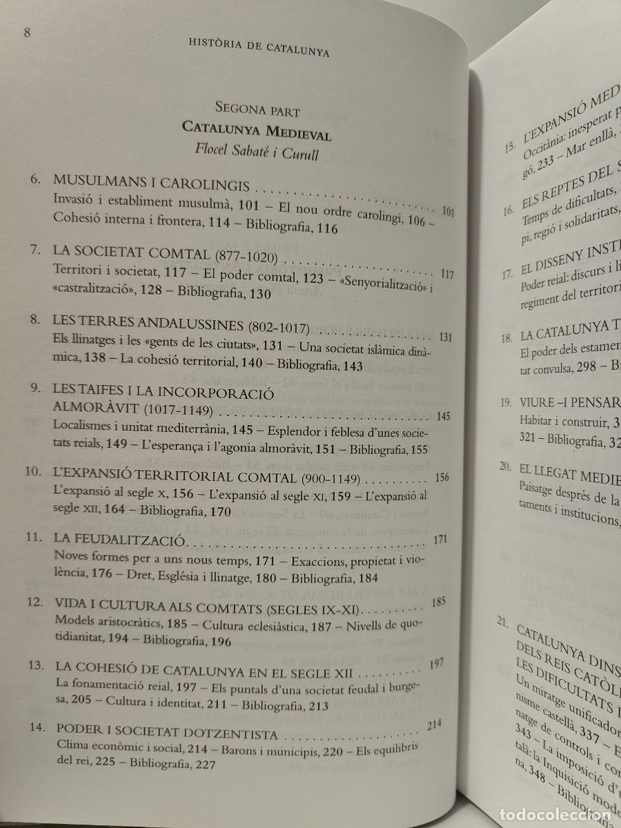 Libros antiguos: HIST&Ograve;RIA DE CATALUNYA - DIRIGIDA PER ALBERT BALCELLS - Foto 9