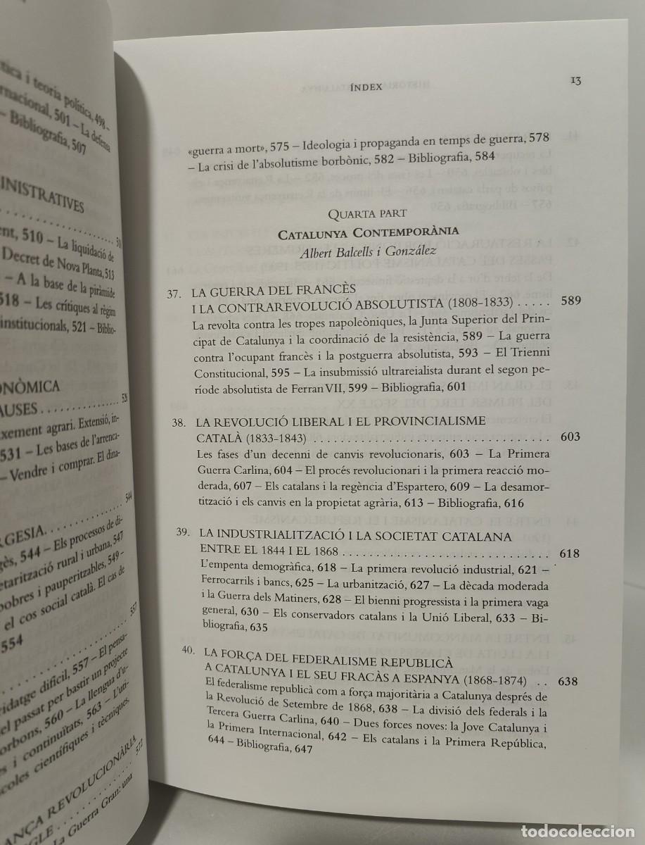 Libros antiguos: HIST&Ograve;RIA DE CATALUNYA - DIRIGIDA PER ALBERT BALCELLS - Foto 14