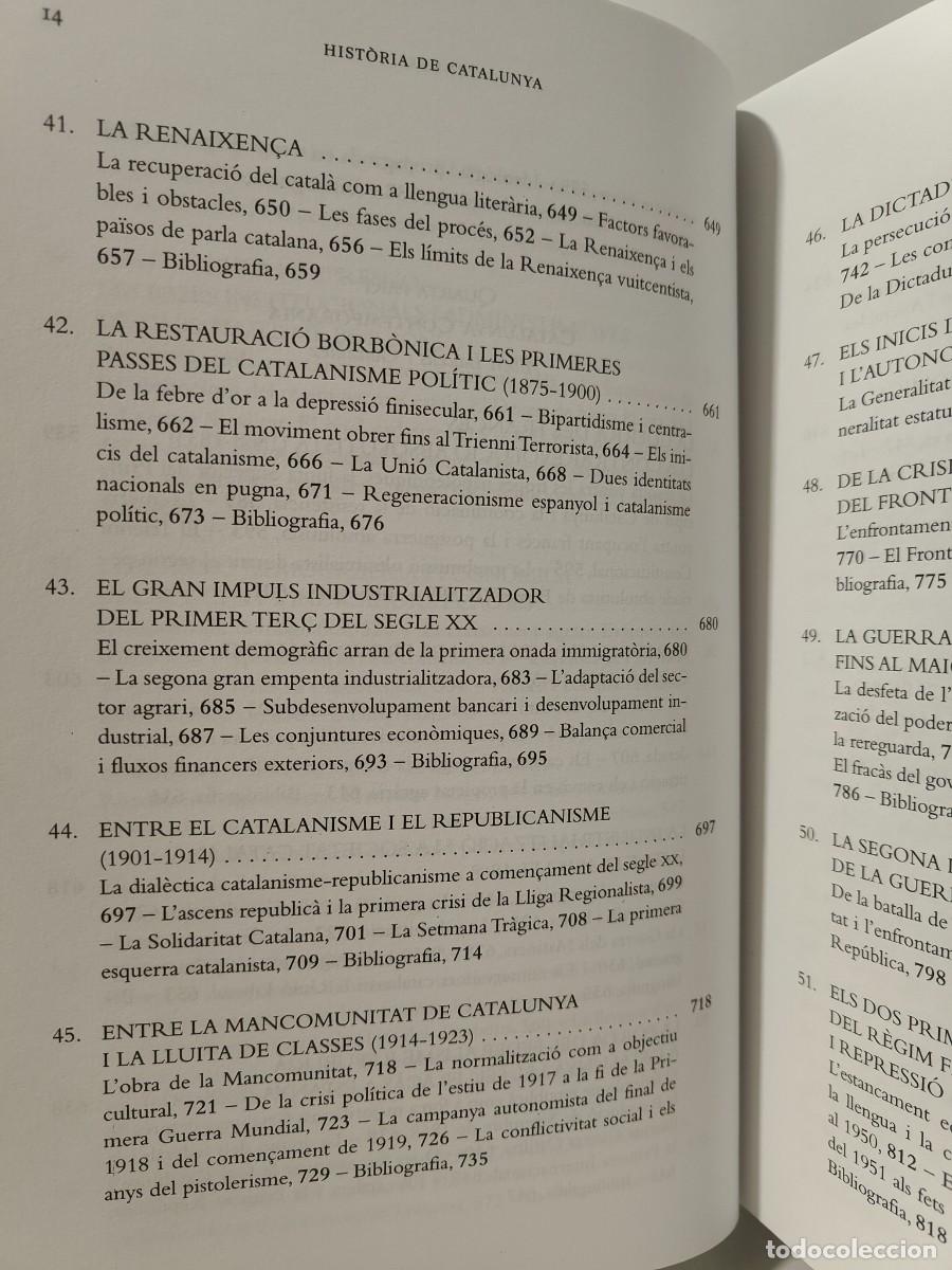 Libros antiguos: HIST&Ograve;RIA DE CATALUNYA - DIRIGIDA PER ALBERT BALCELLS - Foto 15