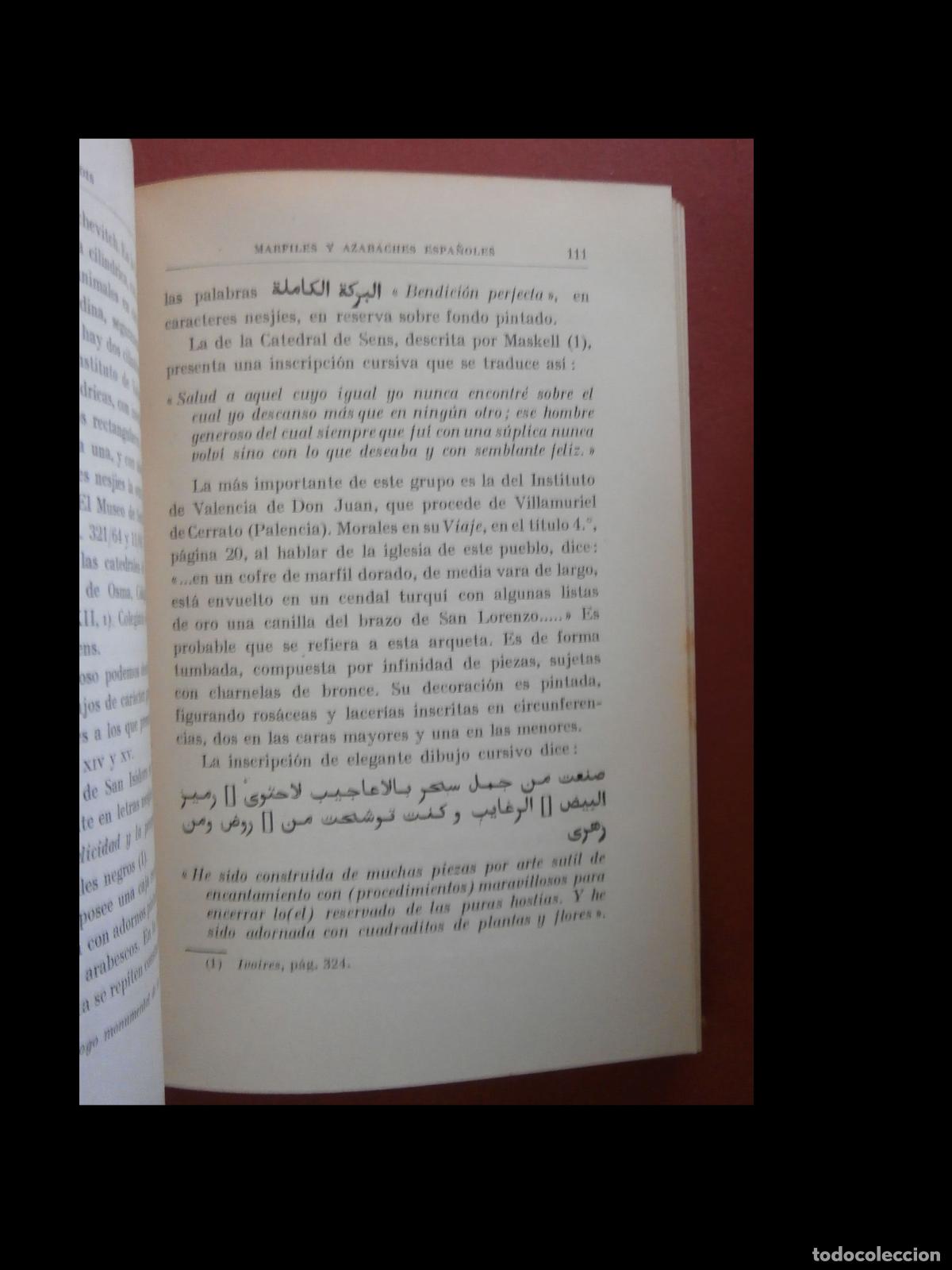 Libros antiguos: Marfiles y Azabaches Espa&ntilde;oles. Jos&eacute; Ferrandis - Foto 8