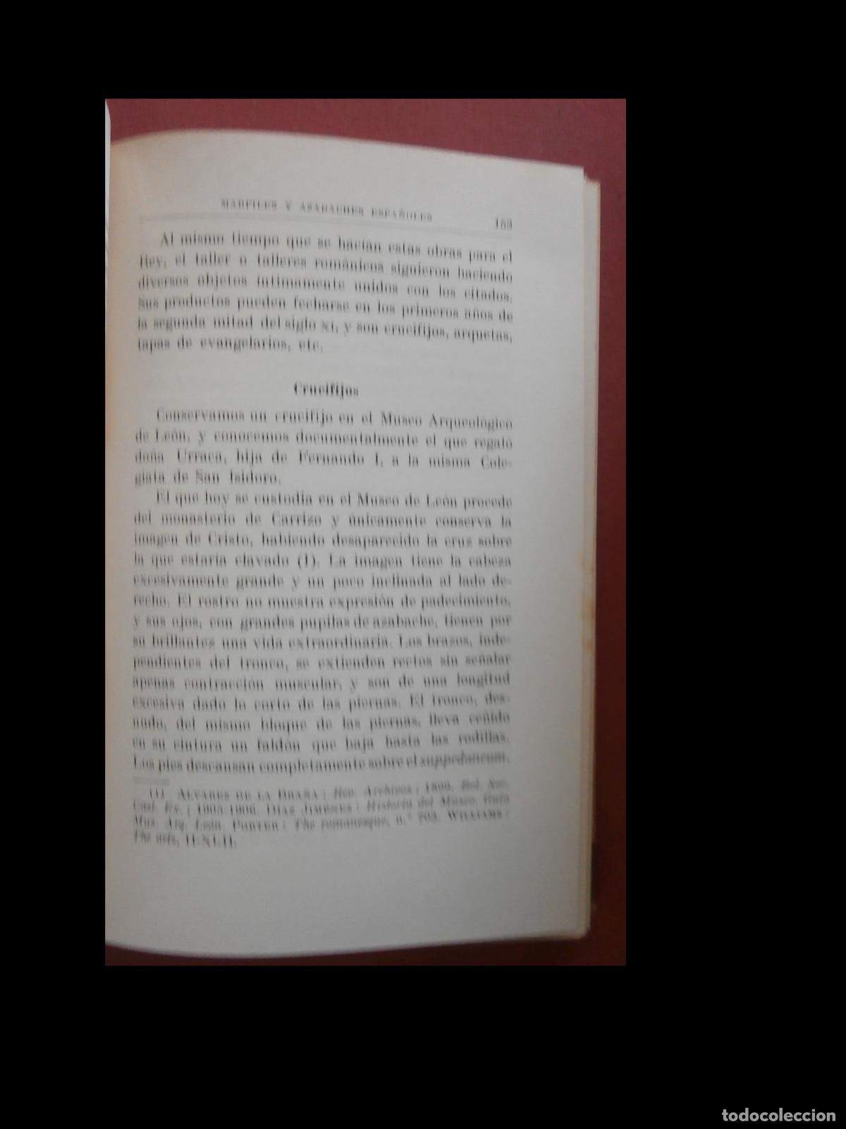 Libros antiguos: Marfiles y Azabaches Espa&ntilde;oles. Jos&eacute; Ferrandis - Foto 9