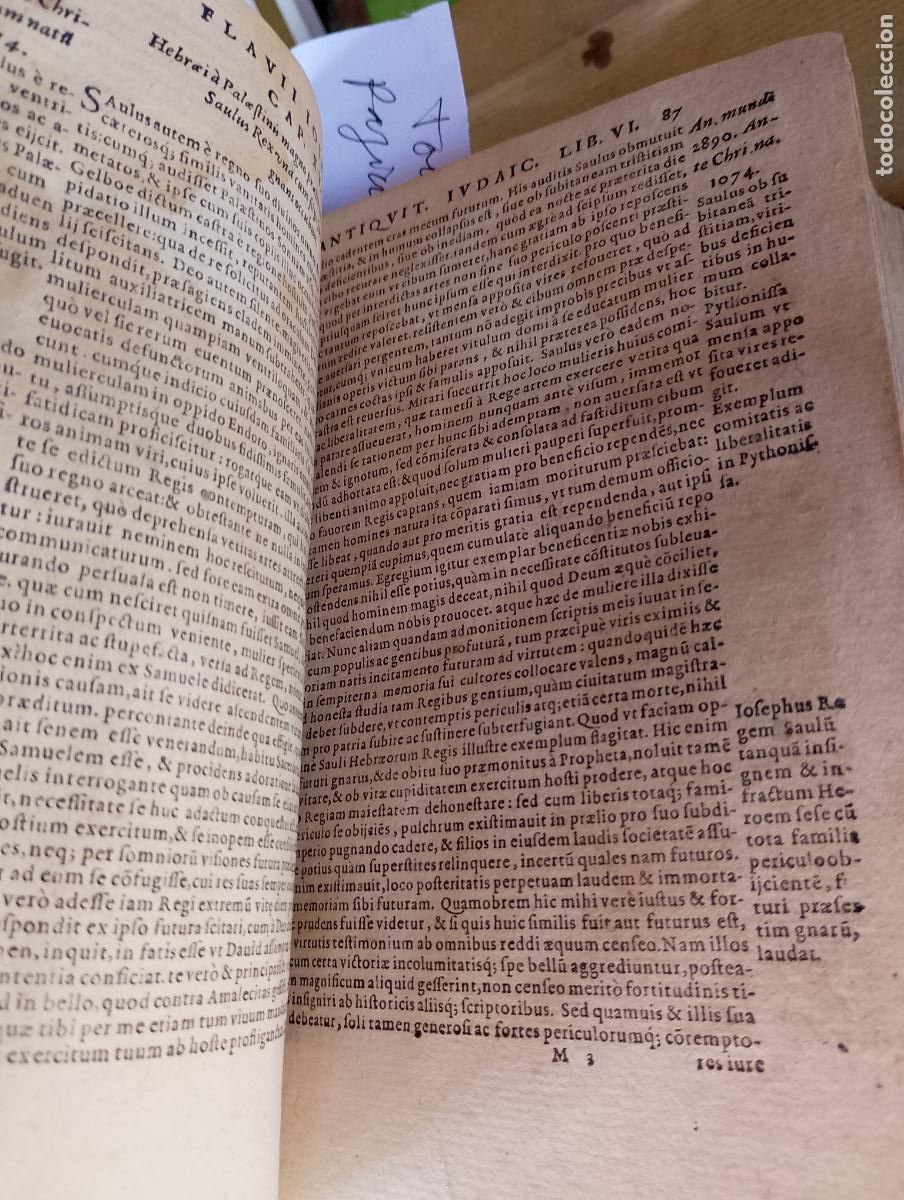 Libros antiguos: Opera Iosephi Viri Inter Iudaeos Doctissimi 1588 - Foto 6