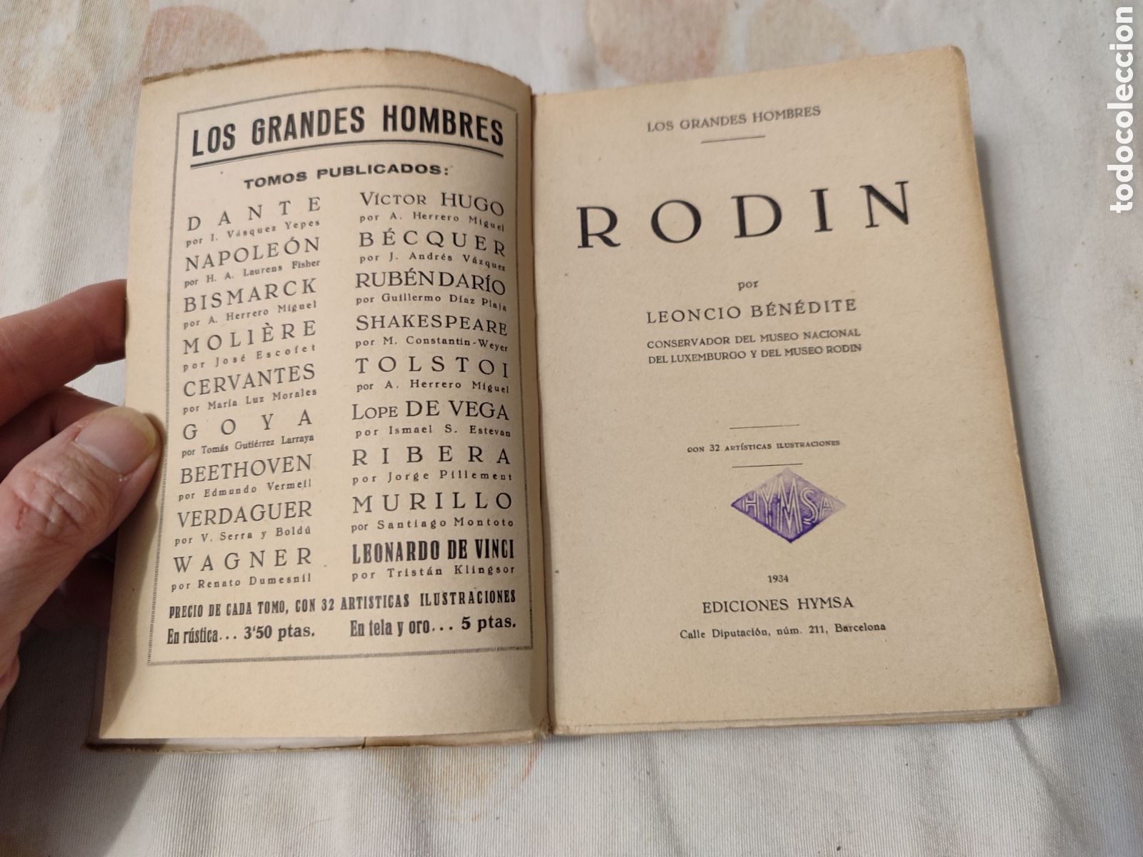 Libros antiguos: RODIN. 1934. Leoncio B&eacute;n&eacute;dite. - Foto 3