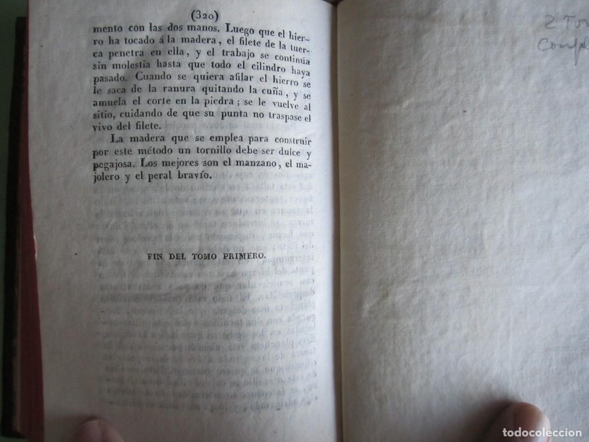 Libros antiguos: MANUAL DEL CARPINTERO MUEBLES -EDIFICIOS -EBANISTERIA MR.NOSBAN 1833 MADRID -2 TOMOS - Foto 9