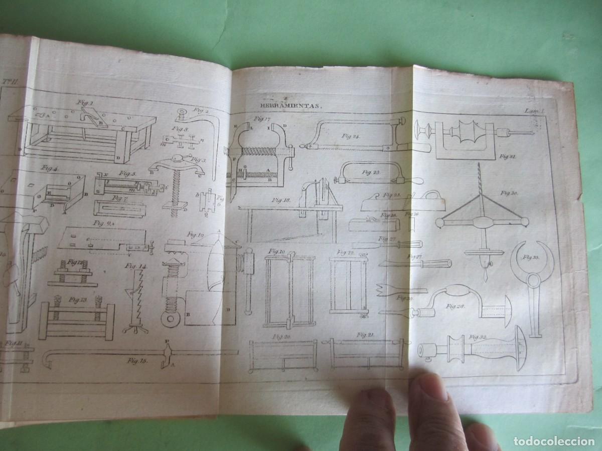 Libros antiguos: MANUAL DEL CARPINTERO MUEBLES -EDIFICIOS -EBANISTERIA MR.NOSBAN 1833 MADRID -2 TOMOS - Foto 18