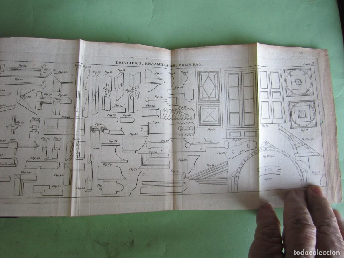 Libros antiguos: MANUAL DEL CARPINTERO MUEBLES -EDIFICIOS -EBANISTERIA MR.NOSBAN 1833 MADRID -2 TOMOS - Foto 19