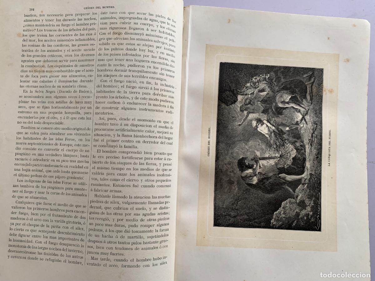 Libros antiguos: El origen del hombre de Zimmermann - Foto 4