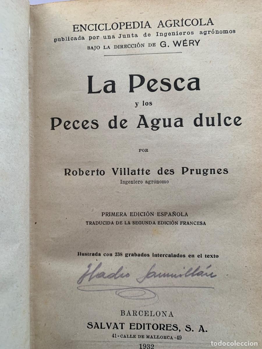 Libros antiguos: La pesca y los peces de Agua dulce (Bols 48) - Foto 2