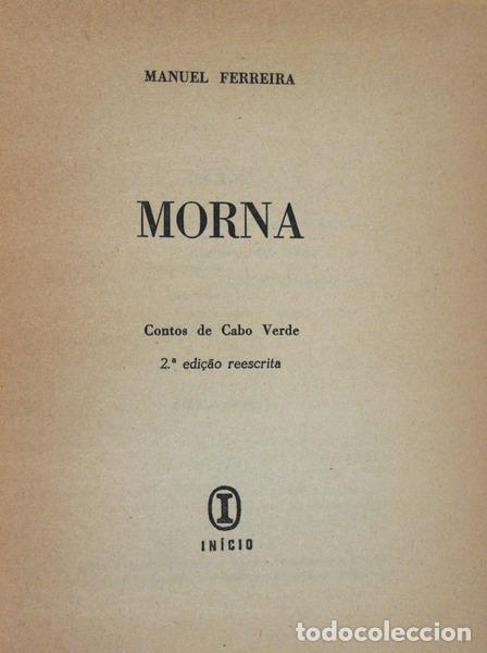 Libros antiguos: FERREIRA. (Manuel) - MORNA. - Foto 2