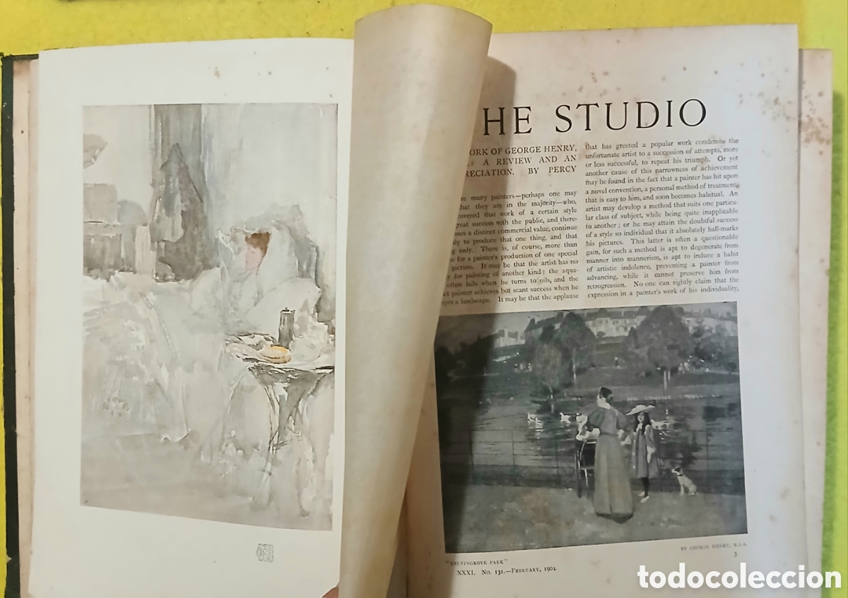 Libros antiguos: The studio, inicios siglo XX, - Foto 2
