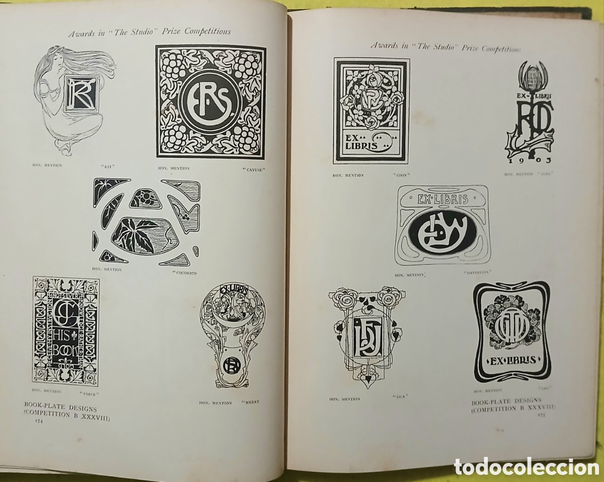 Libros antiguos: The studio, inicios siglo XX - Foto 22