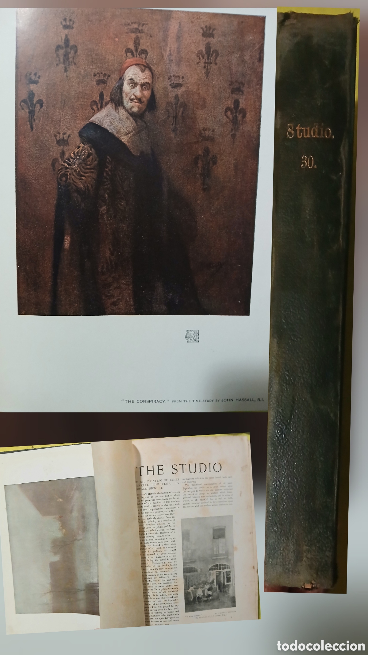 Libros antiguos: The studio, inicios siglo XX - Foto 1