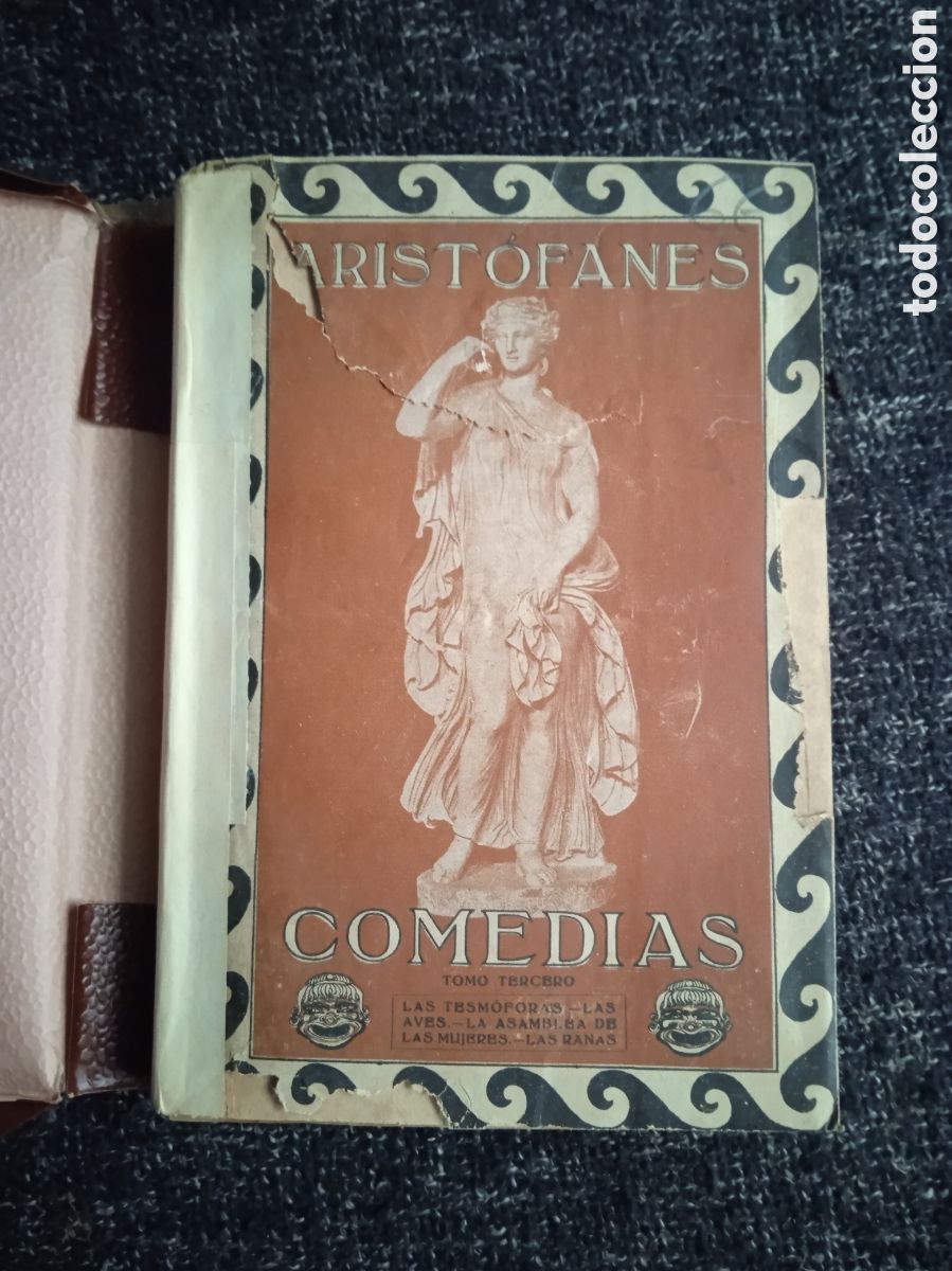 Libros antiguos: ARISTOFANES. COMEDIAS TOMO TERCERO -ED. PROMETEO - A&Ntilde;OS 20