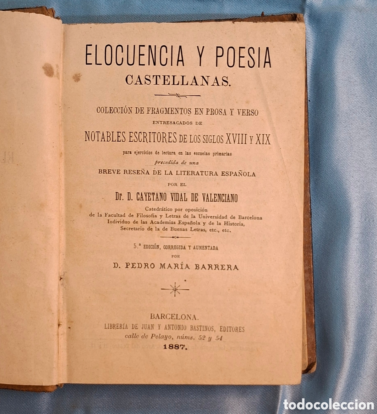 Libros antiguos: Libros de Narrativa Siglo XIX