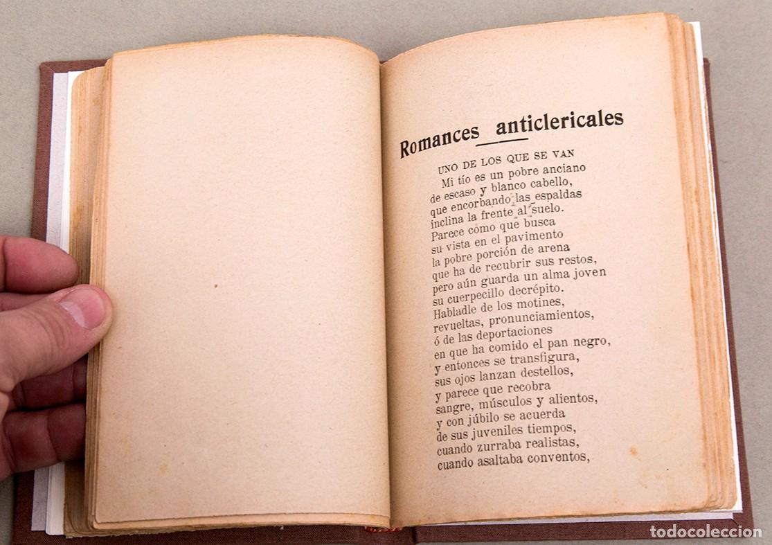 Libros antiguos: SONETOS Y ROMANCES ANTICLERICALES - c. 1900 - Foto 6