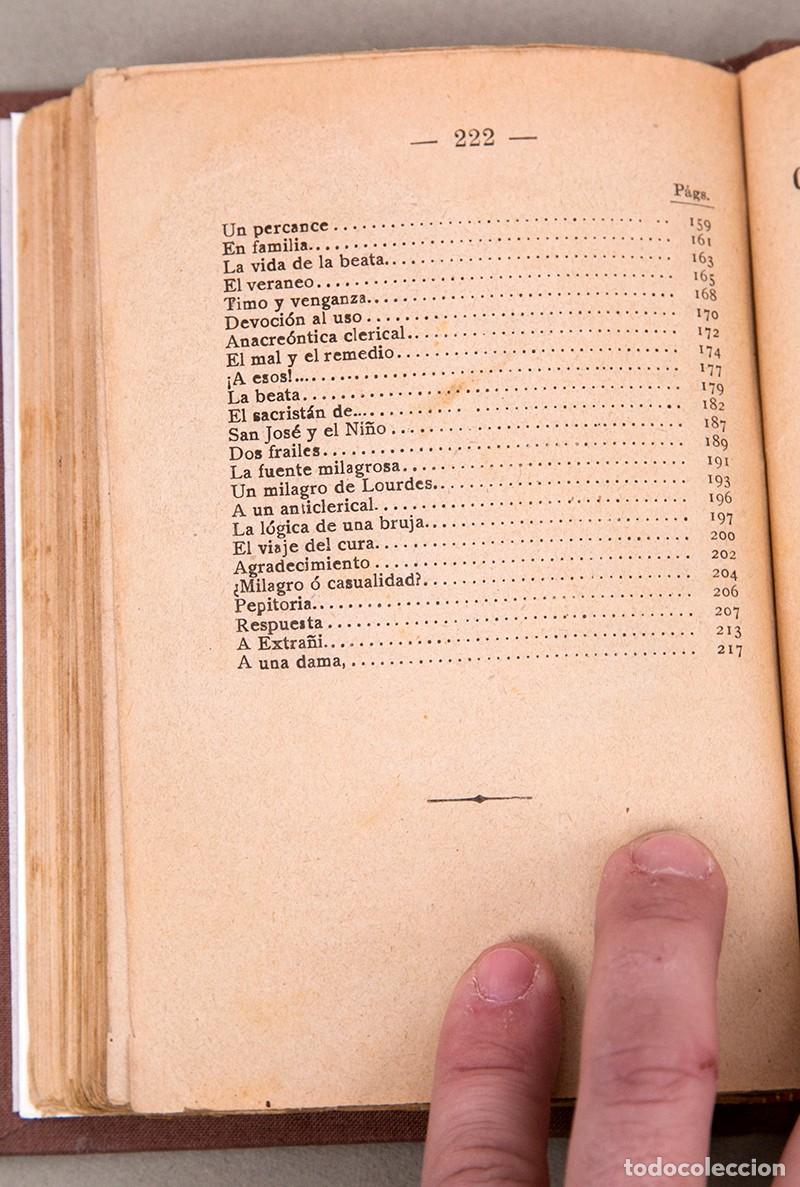 Libros antiguos: SONETOS Y ROMANCES ANTICLERICALES - c. 1900 - Foto 10