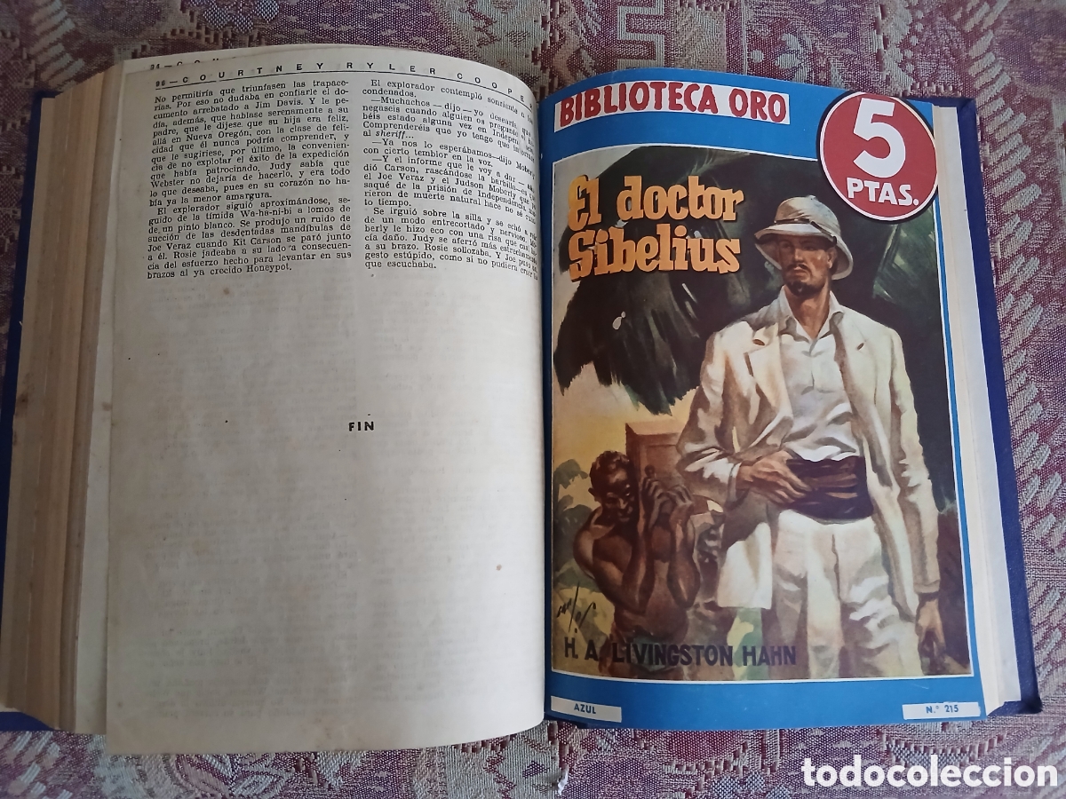 Libros antiguos: Libro de 5 n&uacute;meros de Biblioteca oro. William Byron - Foto 2