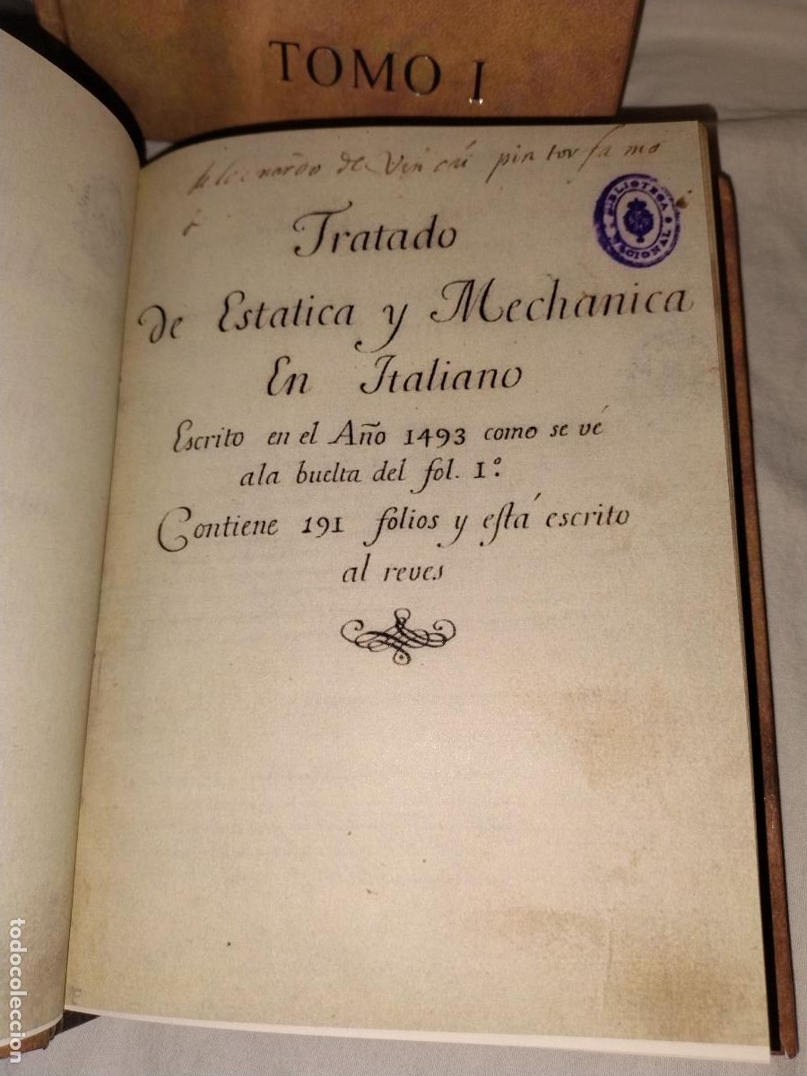 Libros antiguos: CODEX LEONARDO DA VINCI - A&Ntilde;O 1493 - EXCEPCIONAL. - Foto 8
