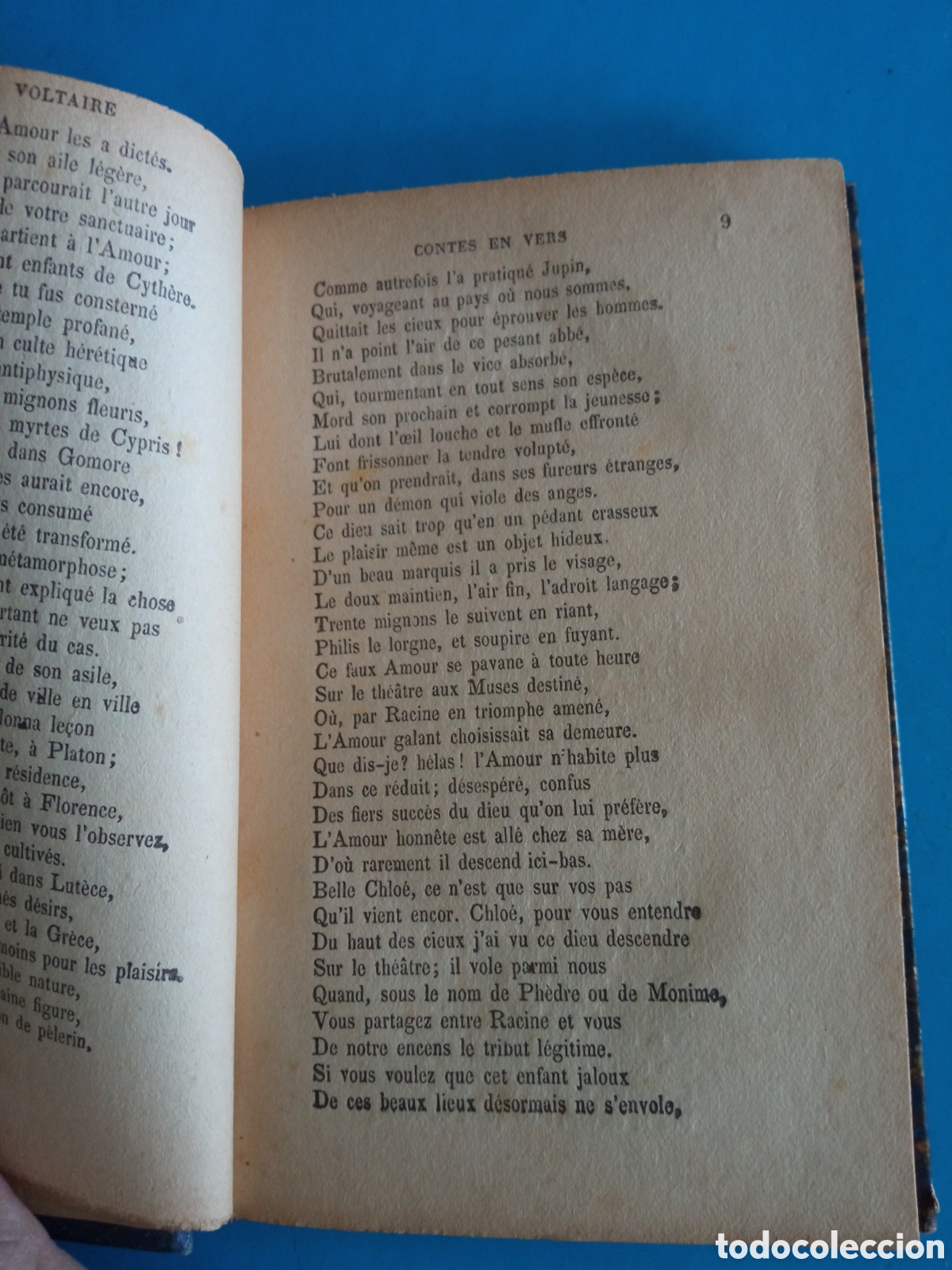 Libros antiguos: Voltaire, Contes En Vers et Satires de 1904 - Foto 4