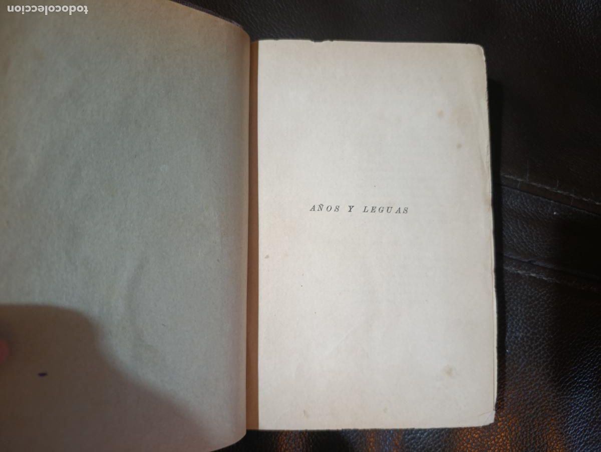 Libros antiguos: A&Ntilde;OS Y LEGUAS GABRIEL MIRO - Foto 2