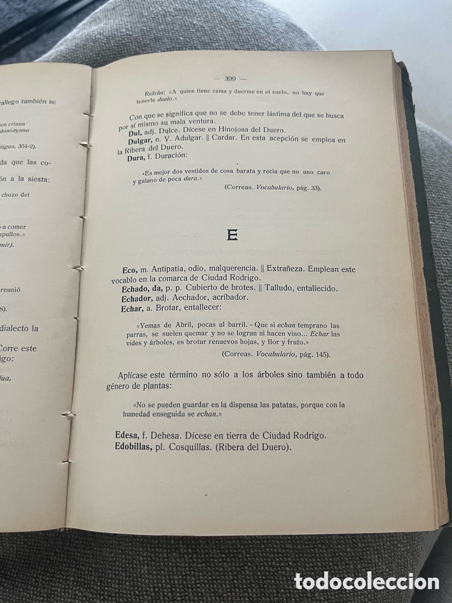 Libros antiguos: 1915. EL DIALECTO VULGAR SALMANTINO - Foto 5