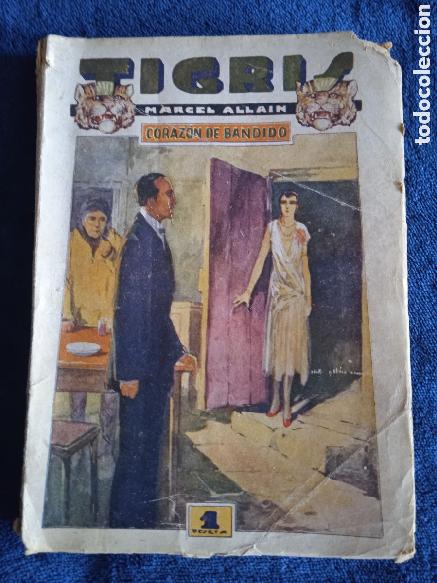 Libros antiguos: TIGRIS - CORAZON DE BANDIDO / ALLAIN MARCEL - Foto 1
