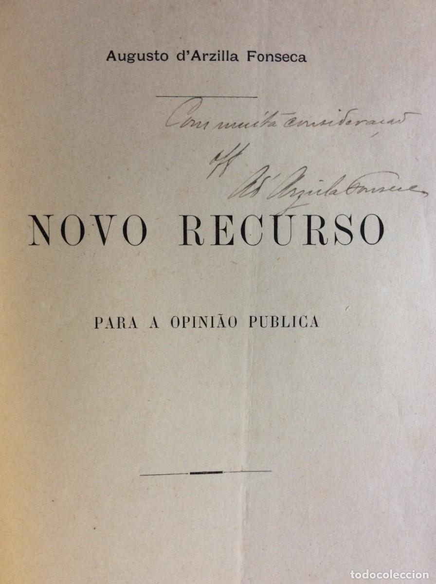 Libros antiguos: Livro com dedicat&oacute;ria manuscrita e assinada pelo autor. Exemplar. n.&ordm; 7 - Foto 2