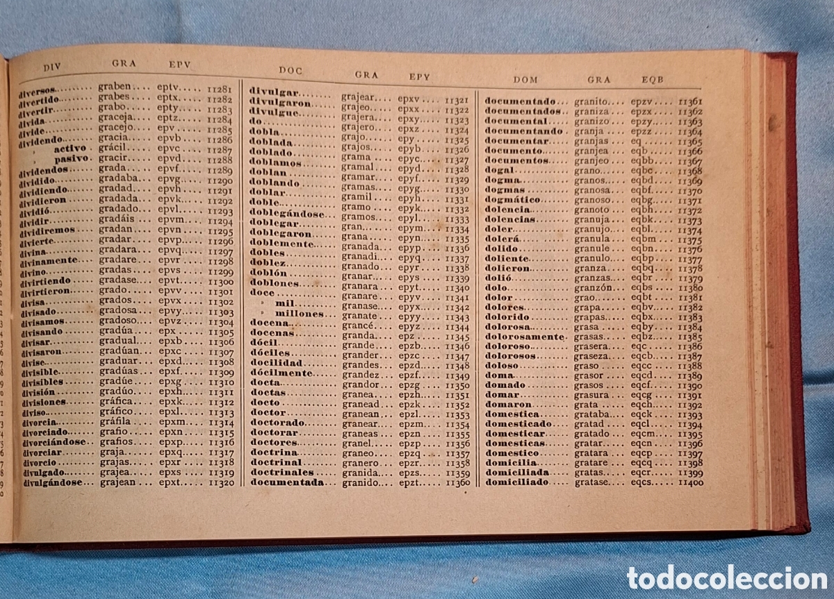 Libros antiguos: Clave Pelligero - Correspondencia y Tel&eacute;grafos - Foto 5