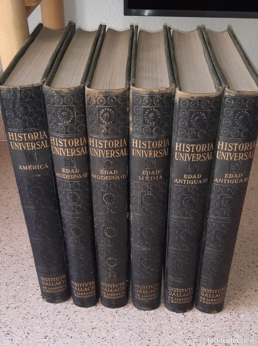 Libros antiguos: Historia Universal Instituto Gallach - Foto 1