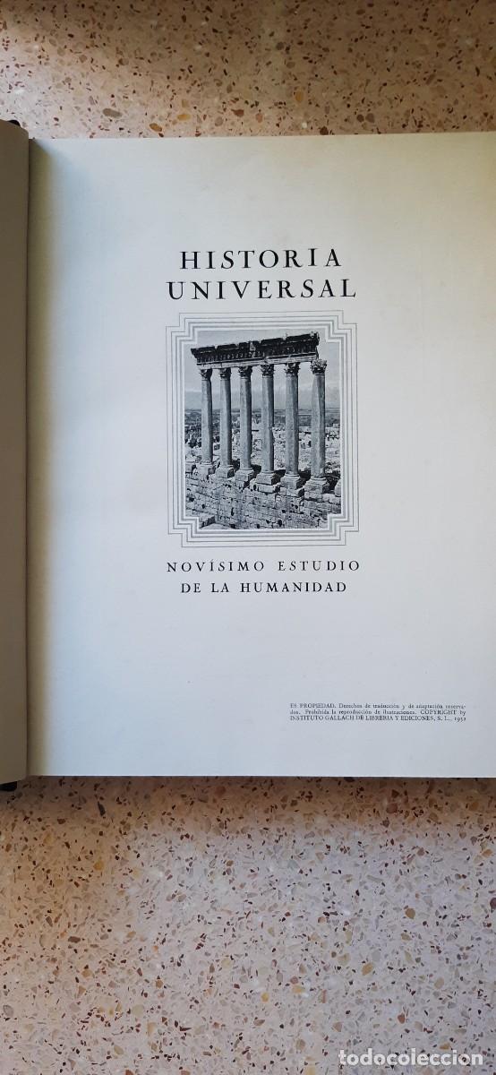 Libros antiguos: Historia Universal Instituto Gallach - Foto 5