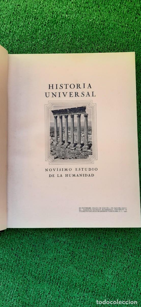 Libros antiguos: Historia Universal Instituto Gallach - Foto 7
