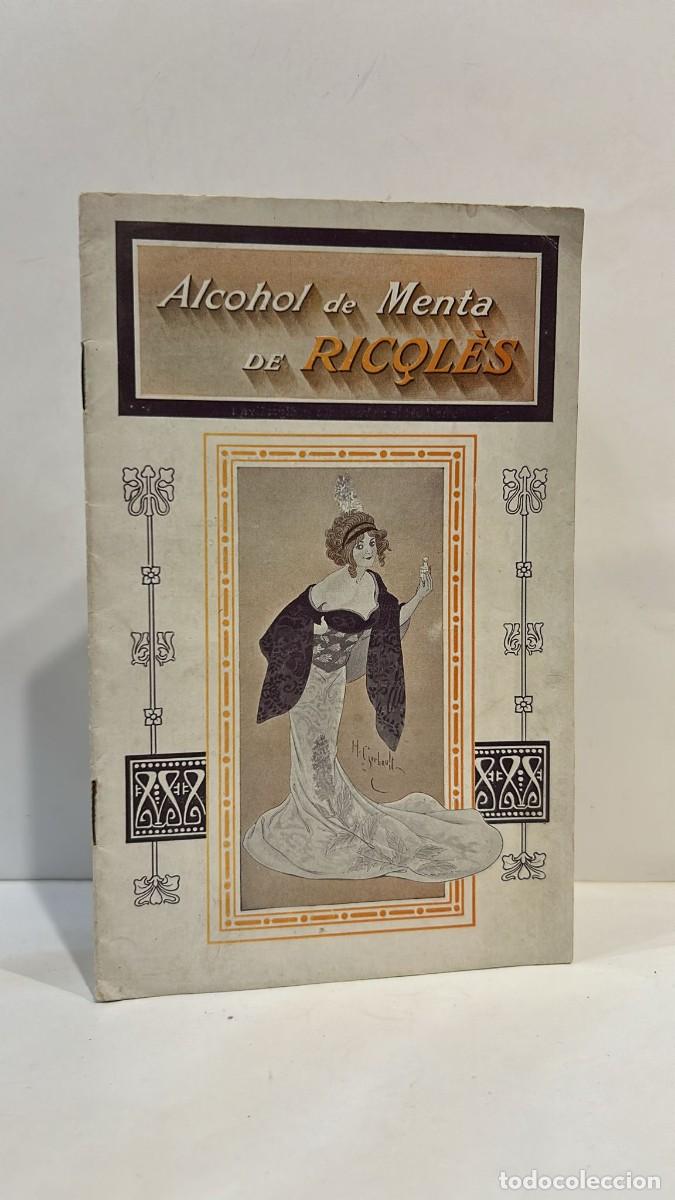 Libros antiguos: ALCOHOL de menta Ricql&egrave;s. - Foto 1