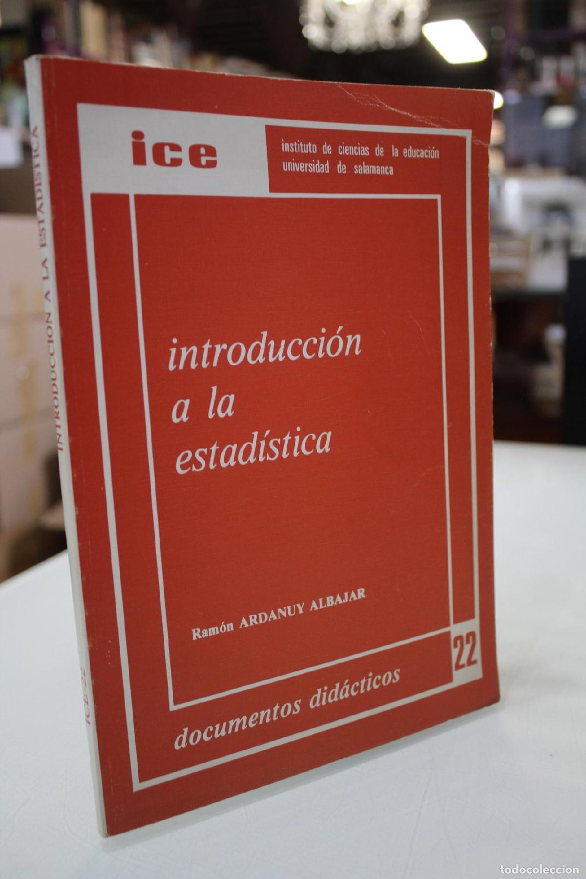 Libros antiguos: Introducci&oacute;n a la estad&iacute;stica. - Ardanay Albajar, Ram&oacute;n. - Foto 1