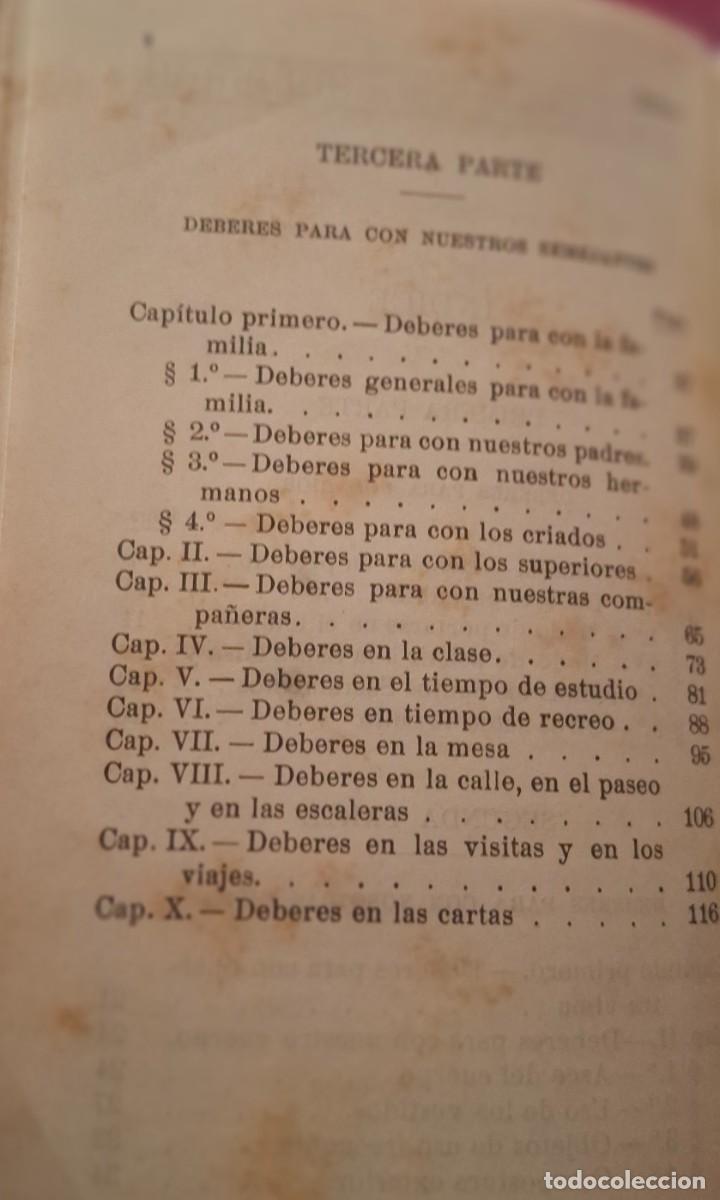 Libros antiguos: Educaci&oacute;n cristiana de las jovenes - Foto 6