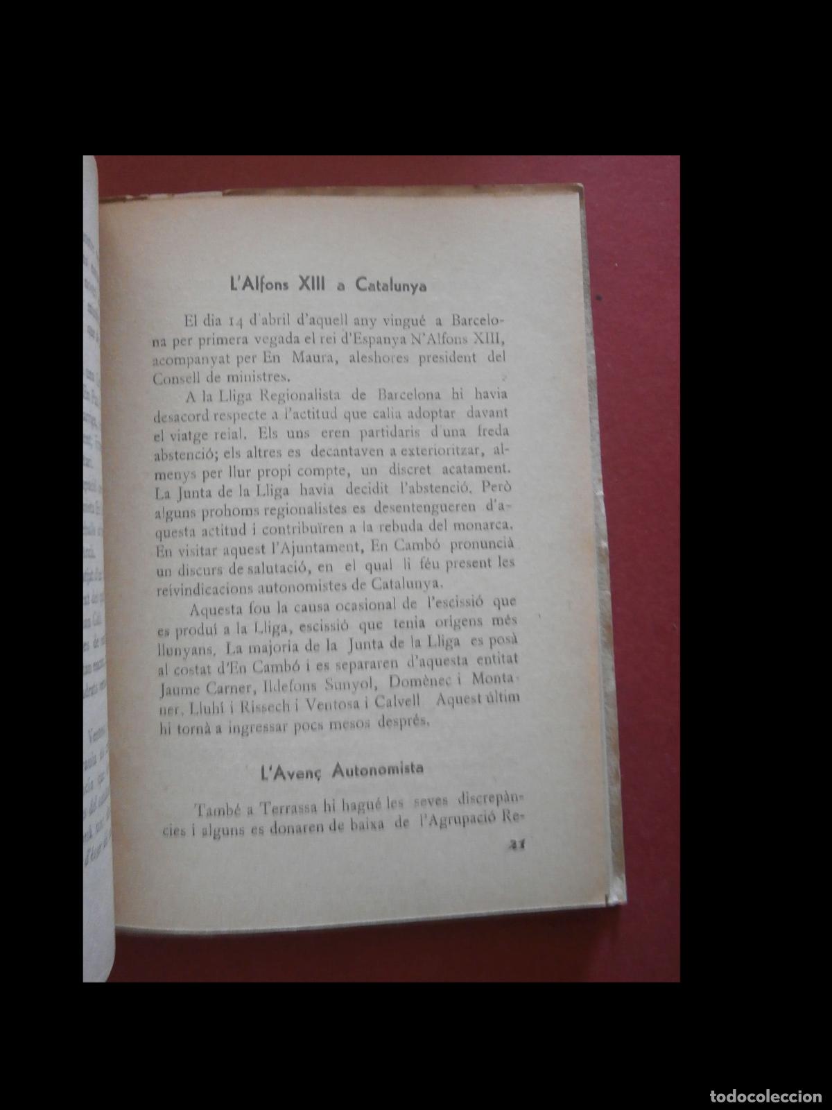 Libros antiguos: El Catalanisme a Terrassa. Baltasar Ragon - Foto 4