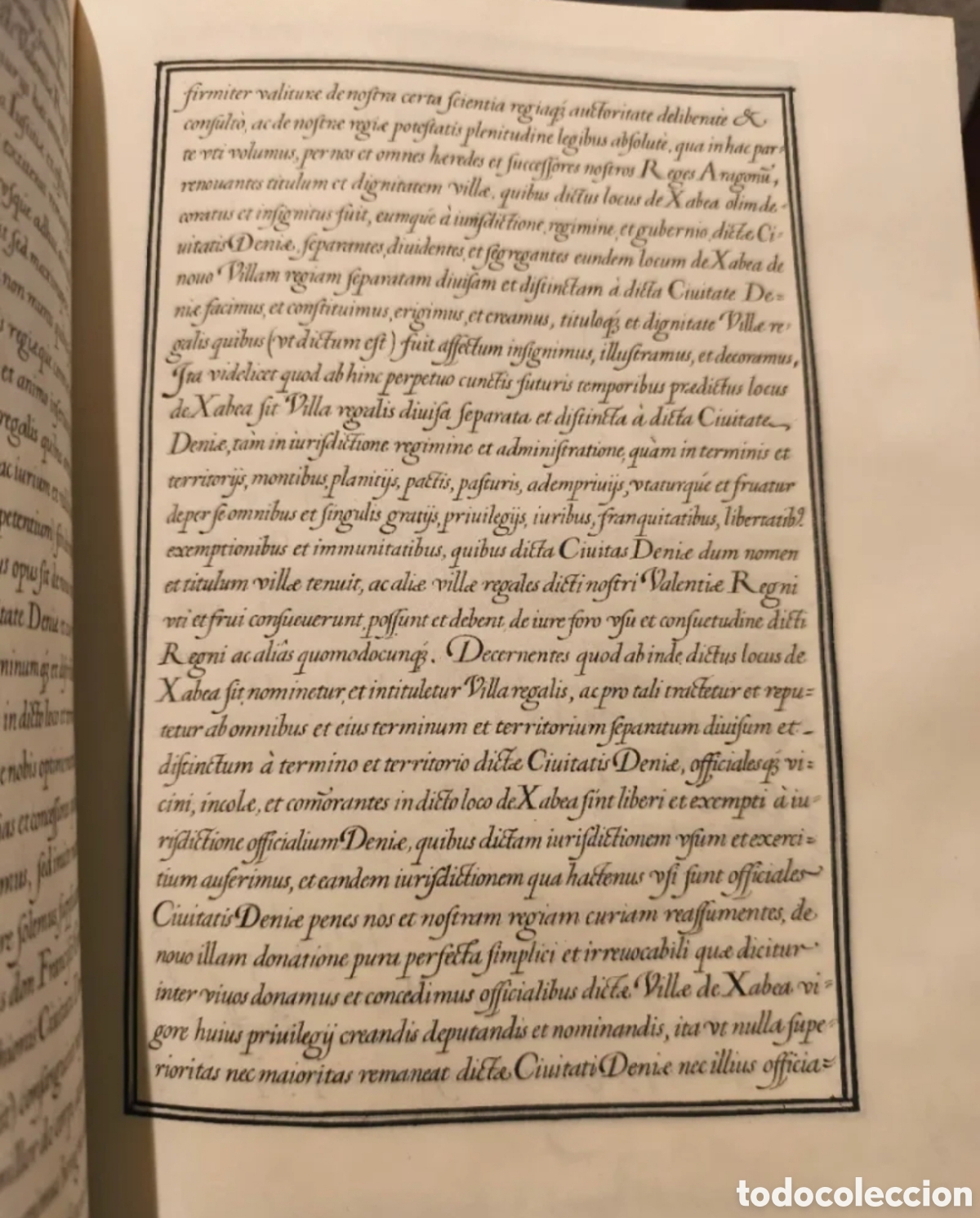 Libros antiguos: Villa de X&agrave;bea Reyno de Valencia - Foto 3