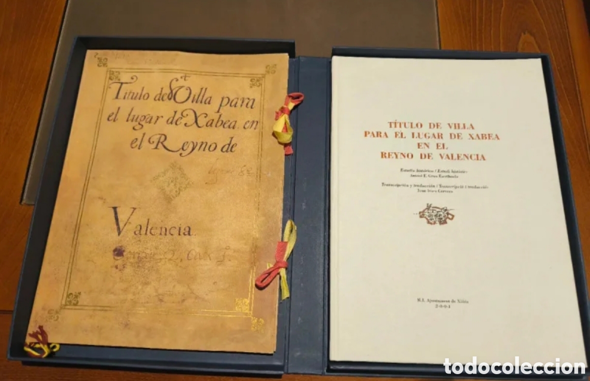 Libros antiguos: Villa de X&agrave;bea Reyno de Valencia - Foto 5