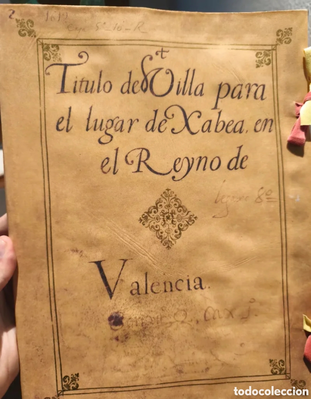 Libros antiguos: Villa de X&agrave;bea Reyno de Valencia - Foto 1