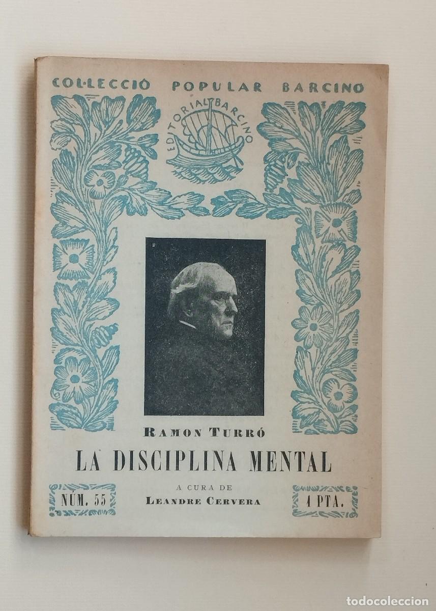 Libros antiguos: La disciplina mental. Ramon Turr&oacute; - Foto 1