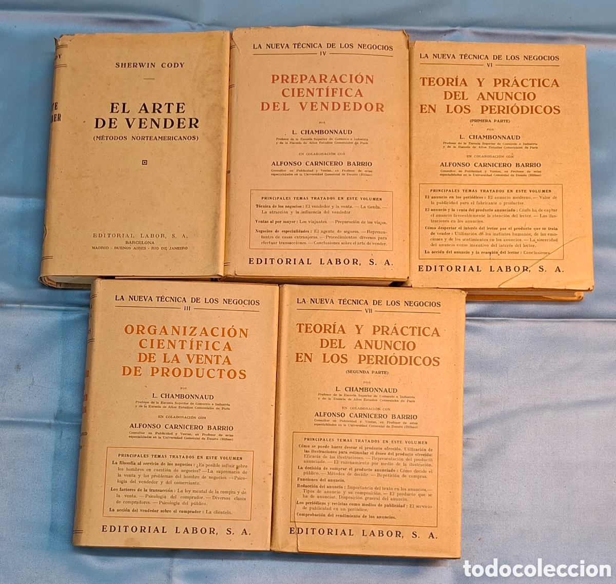 Libros antiguos: Colecci&oacute;n Libros Negocios Editorial Labor - Foto 3